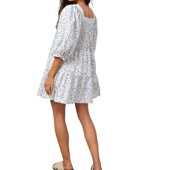 NEW RAILS pippa dress in watercolor buds - Picture 3 of 5